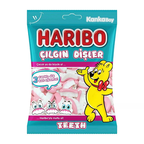 Haribo halal jelly teeth - haribo,