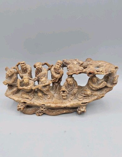 Chinese soapstone carving - soapstone,