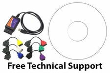 FIAT USB Modified ELM 327 lead