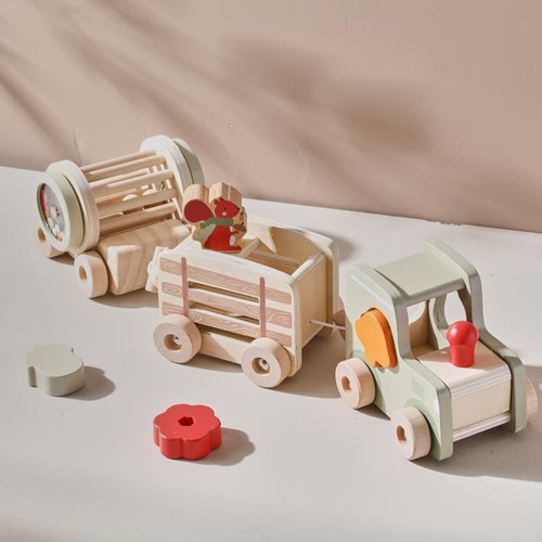 Wooden train toy home - wooden,