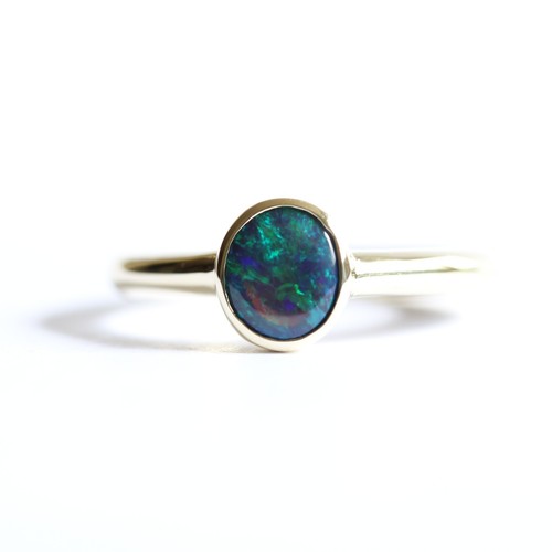 Australian natural black opal
