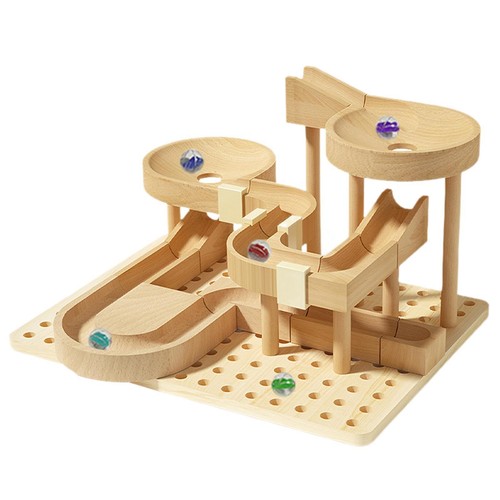 Wooden track marble - track,