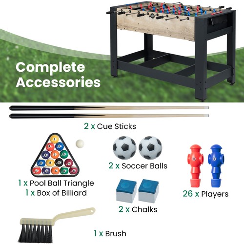 Swivel multi game table - 2-in-1,