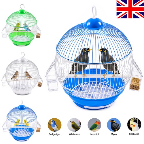 Round small metal bird cage - small,