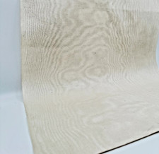 Wedding Centerpiece Fabric Shantung Silk Ecru Moire On Cotton, By 2 Meters.