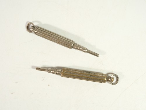 Two small antique - two, silver