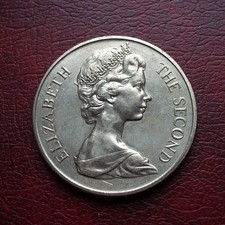 St. Helena 1973 copper-nickel
