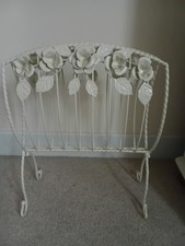 Cream Metal Folding Magazine