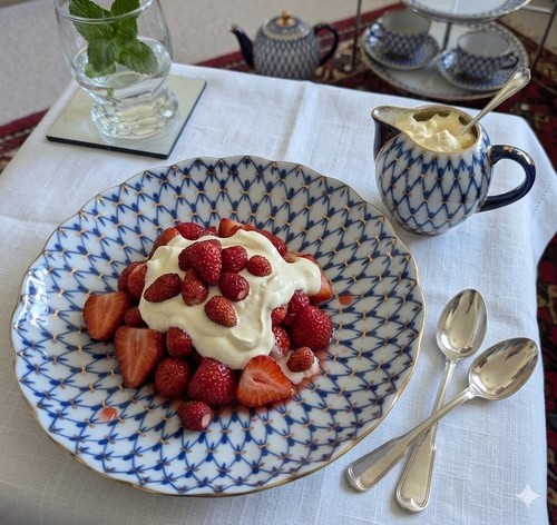 Lomonosov cake and cream set - cake,