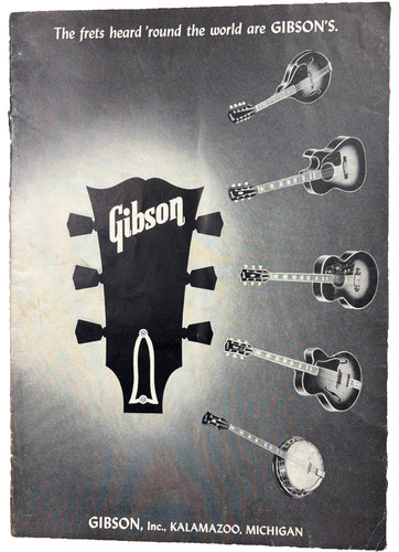 Gibson catalog c1955 guitar - c1955,