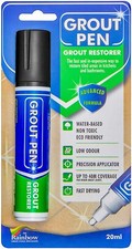 LARGE GROUT PEN REVIVES & PROTECTS STAINED TILE GROUT. AVAILABLE IN 9 COLOURS.