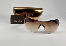 Guess GU6392 BRN-34 Brown Shield Wrap Womens Sunglasses