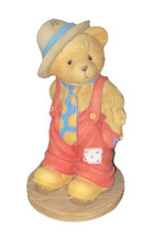 Cherished Teddies “Love Is A Bear Necessity” Resin Figurine Logan 1996