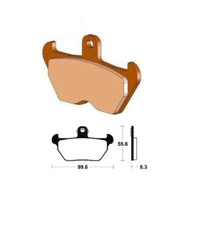 Set of 2 front brake pads BMW K 100 LT, K 100 RS,K 1200 LT,K 1200 RS