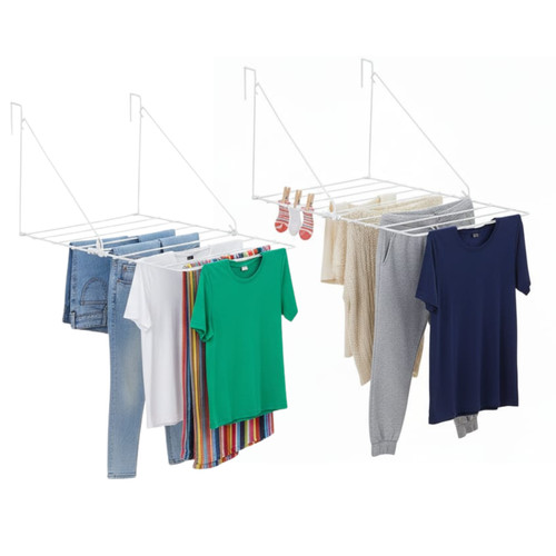 Utility airer white over the - over,