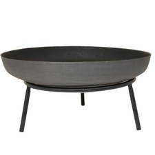 Cast iron brazier fire bowl - iron,