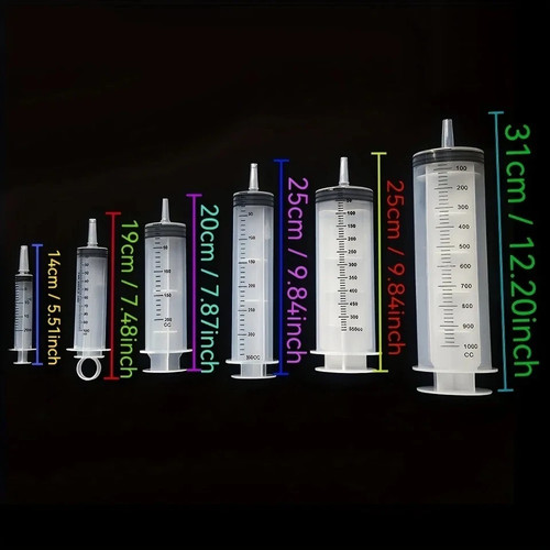 Plastic dispensing syringe - plastic,