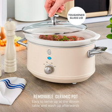 Retro Slow Cooker 3.5L with 3