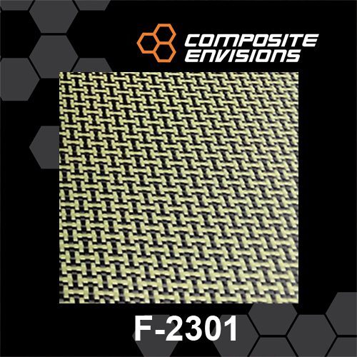 Carbon fiber yellow - carbon, aramid