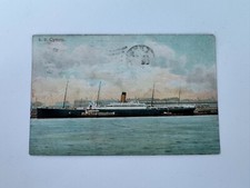 Antique Maritime Postcard S.S. Cymric White Star Line Posted 1904