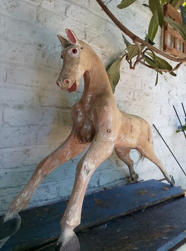 Antique hand carved - , wooden