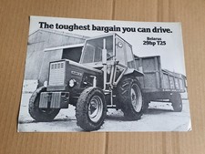 Belarus T25 (29hp model) original UK market English tractor sales brochure 1970s