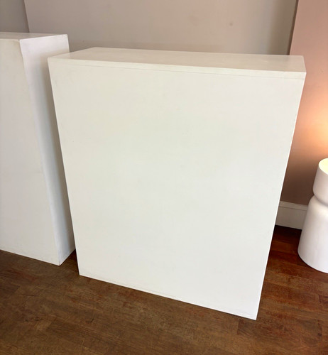 White cube storage - white,