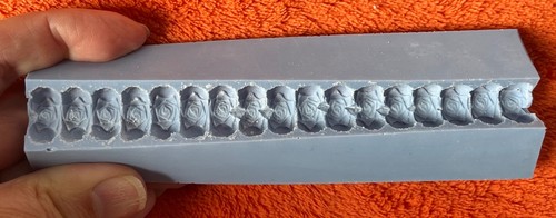 Rose bead pearl - pearl, mold/mould