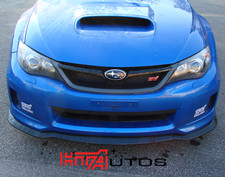 Fits SUBARU STi WRX 2011-14. front lip spoiler / splitter body kit. HT Autos UK.