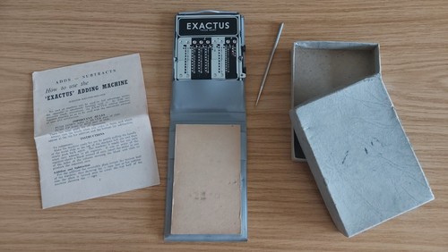 Exactus adding machine - adding,
