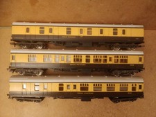 3x Lima BR Great Western Region Mk1 Coaches for Hornby OO Gauge Train Sets