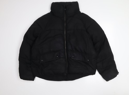 Trf womens black puffer - black,