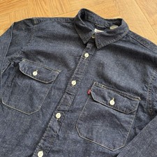 Levi's Denim Shirt Blue Mens