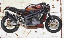 MZ SFX 2006 Aged Vintage Photo