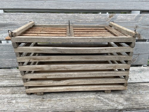 Large vintage wood - large, crate