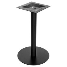Round Black Matt Table Base -