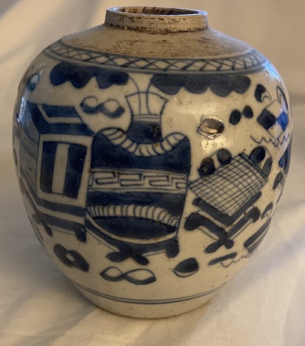 Antique chinese blue - chinese, blue/white