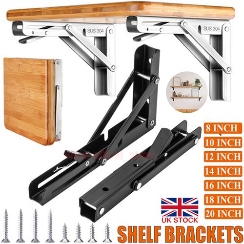 Folding shelf bracket 10x - folding, 2-10x