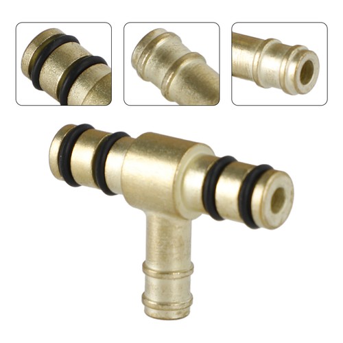 Carburetor brass fuel tee fit - tee,