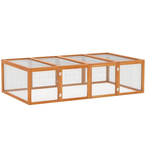 Pawhut rabbit hutch - hutch, cage