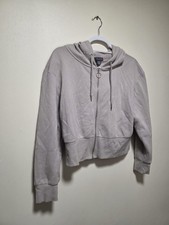 women’s grey hoodie size L