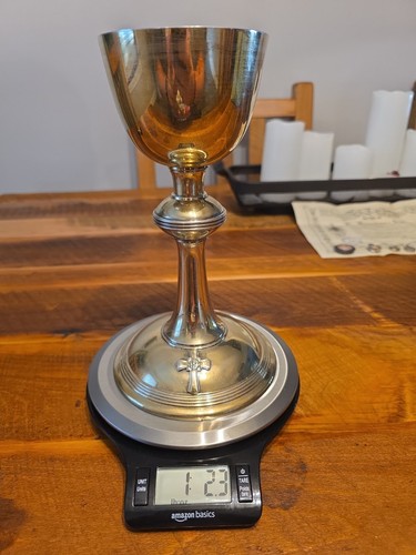 Sterling silver chalice 3 - sterling,