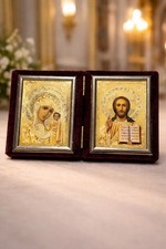 Handmade Folding Orthodox Icon