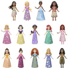 Mini bambola articolata Mattel Disney Princess & Frozen 9 cm nuova scegli...