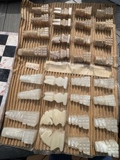 Alabaster Chess Set And 13”