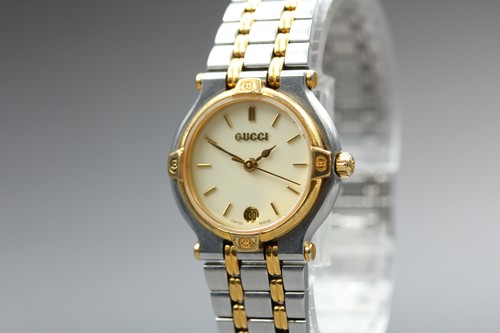 Near mint gucci 9000l gold - [near,