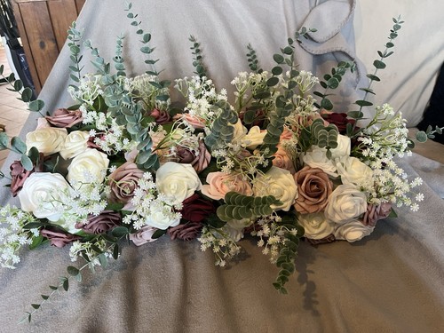 Handmade floral centre piece - handmade,