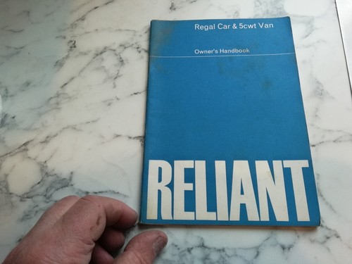 Reliant regal car cwt van - car, &