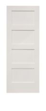 Shaker 4 Panel Solid Pine White Primed Internal Doors
