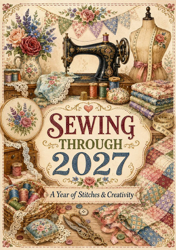 Sewing themed 2027 - , calendar